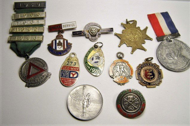 11 Piece Lot Vintage Medals Medallions Accolades (1 of 15)