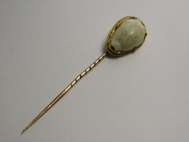 Antique Victorian Gold Plated Stickpin Shell (1 of 4)