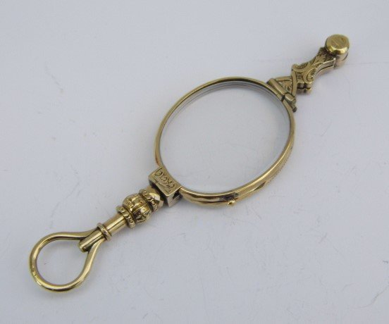 Antique Heavy Gold Plate Lorgnette Eyeglasses: English Victorian beauties. Little to no wear to gold plating. Weighs .71 gold ounce.