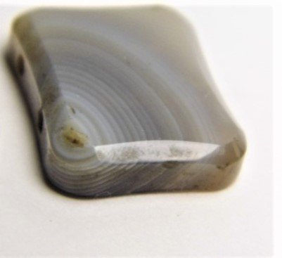 Antique Banded Grey Agate Stone (1 of 3)
