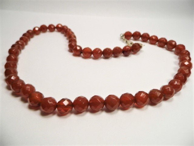 Whitney Kelly Vintage Carnelian Faceted Bead Necklace (1 of 6)