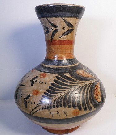 Vintage Tonala Mexican Pottery Vase (1 of 6)