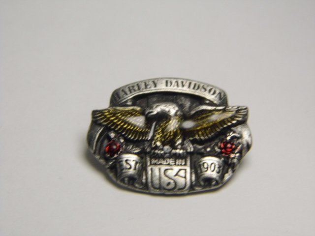 Vintage Harley Davidson Stud Pin: Official Harley paraphernalia.