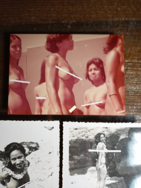 Vintage Candid Post War Nude Photos Hawaiians: Fine.