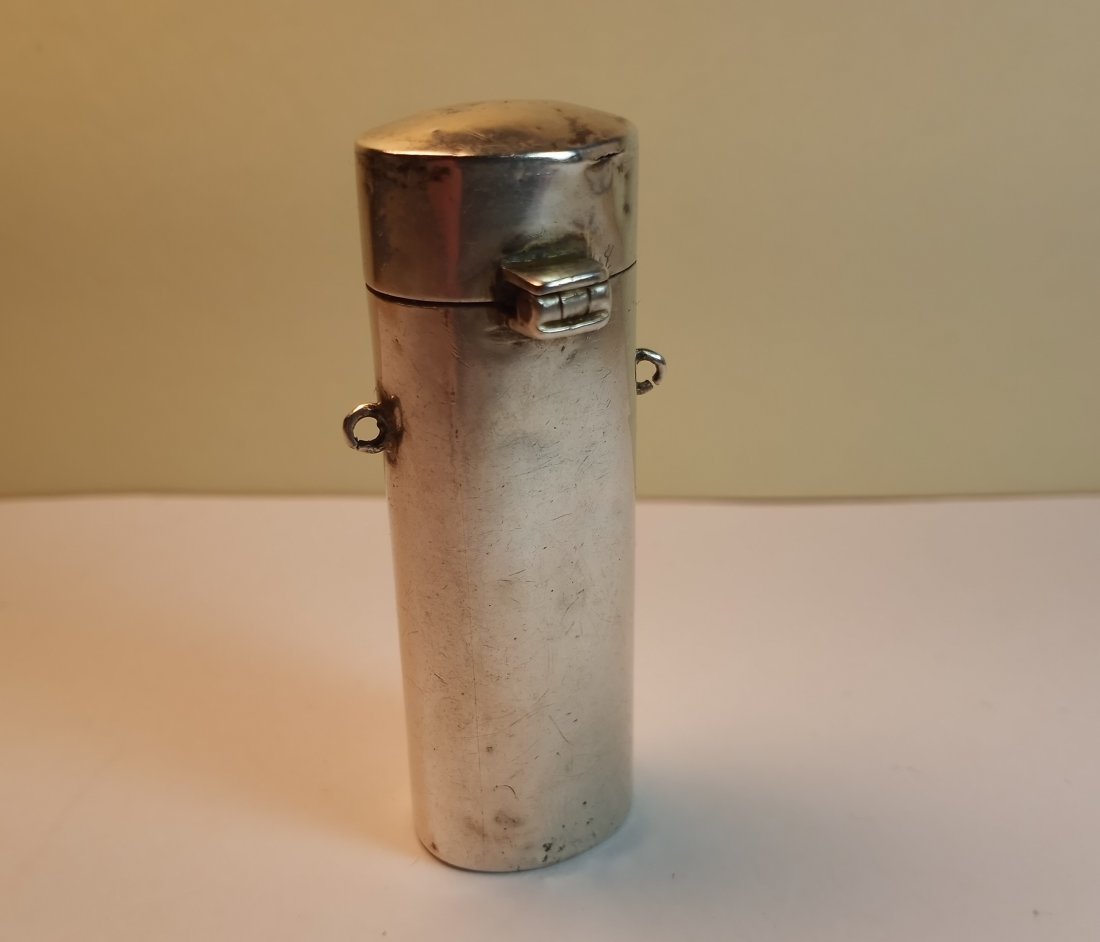 Anique English Sterling Silver Vanity Case Pendant 1912 (1 of 6)