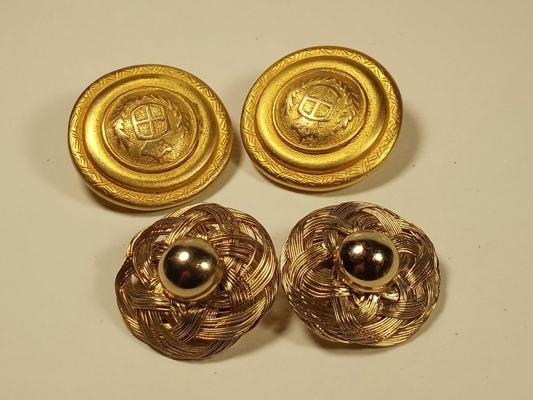 Two Pair Vintage Clip Earrings (1 of 6)