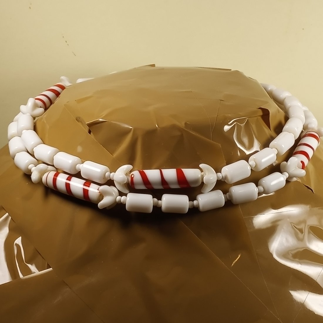 Beautiful Early Haskell Art Glass Necklace Frank Hess?: Miriam Haskell collaborated with another designer for twenty-five years in jewelry design. His name was Frank Hess. He was known to work with flamboyant glass design forms. Here is a link to info abou