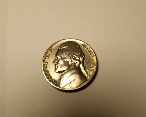 1944 P Silver Jefferson World War II Nickel Excellent Condition (1 of 2)