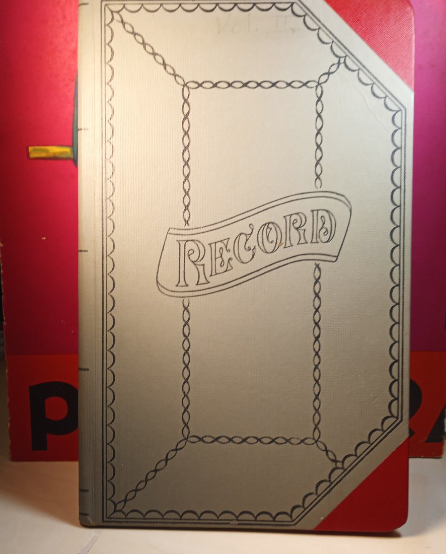 Old Timey Record Book Accounts Ledger: Like new condition. Never used. No missing pages. Pages are slightly sepia.