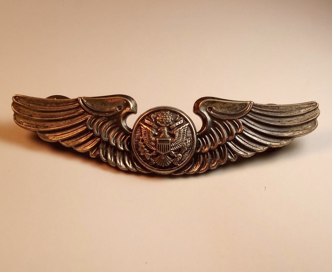 Vintage US Air Force Silver Airman's Wings Meyer/New York (1 of 6)
