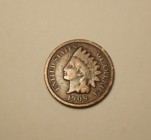 1909 Indian Head Penny (1 of 2)