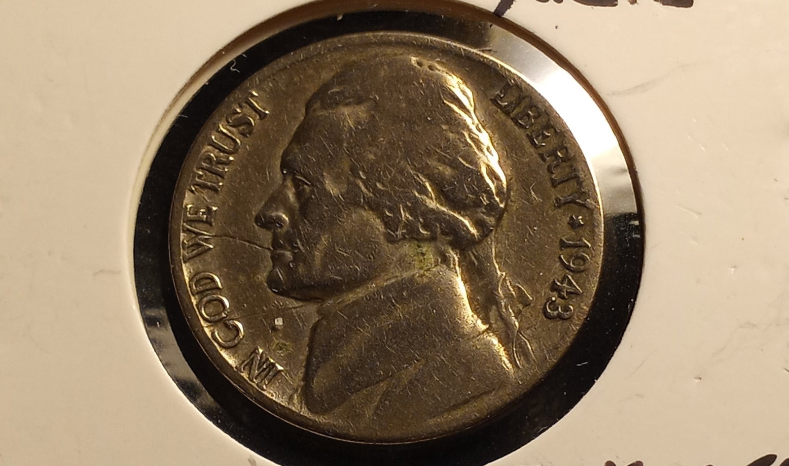 1943 S Jefferson War Nickel: 35% Silver.