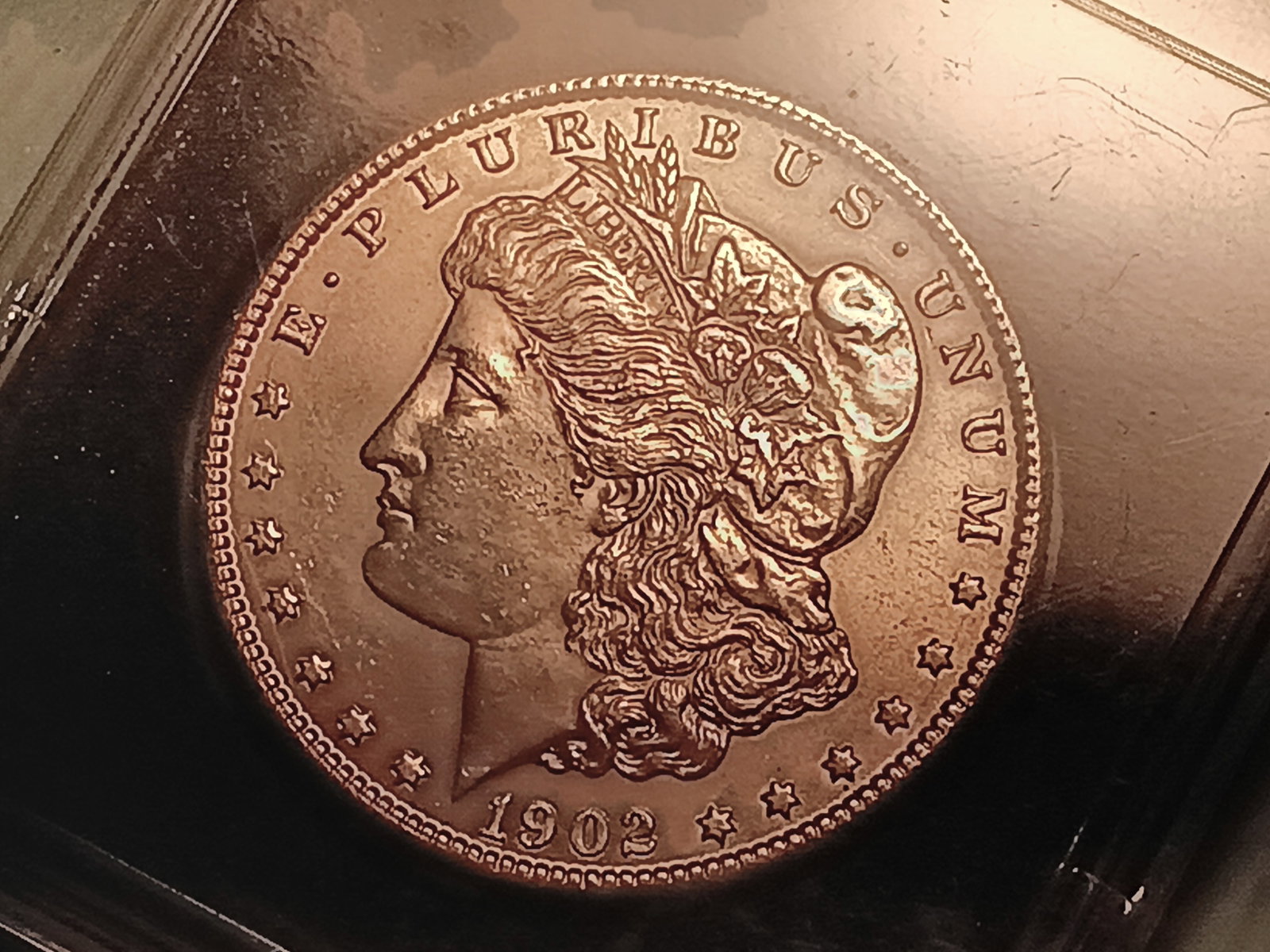 1902 O Morgan Silver Dollar New Orleans Mint: New Orleans mint mark. Excellent coin. 90% silver content.