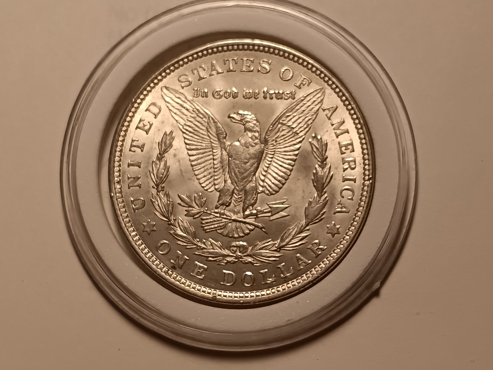 1921 Morgan Silver Dollar Philadelphia Mint: Well struck coin.
