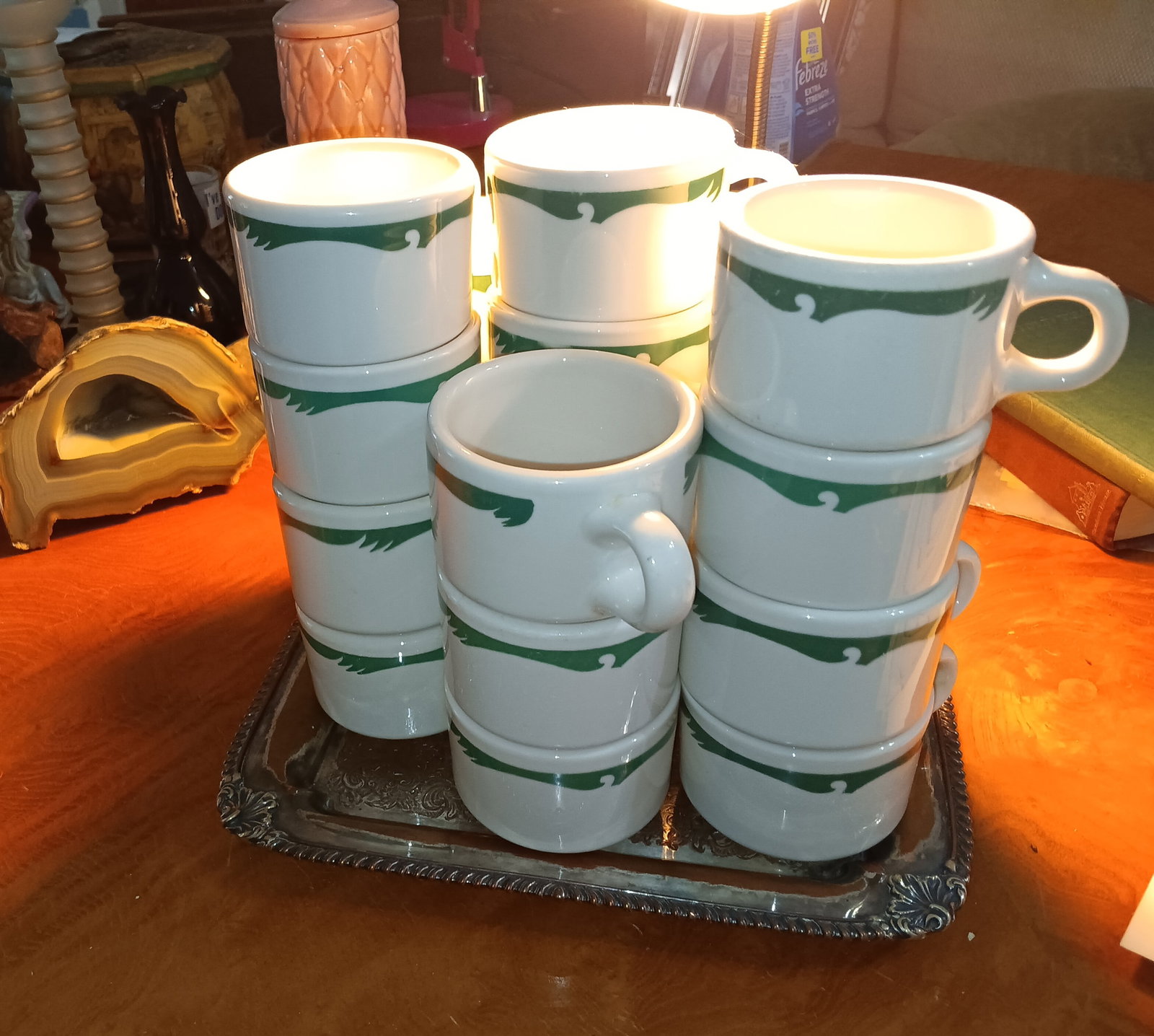24 1960's Homer Laughlin Coffee Cups Fine Condition (1 of 4)
