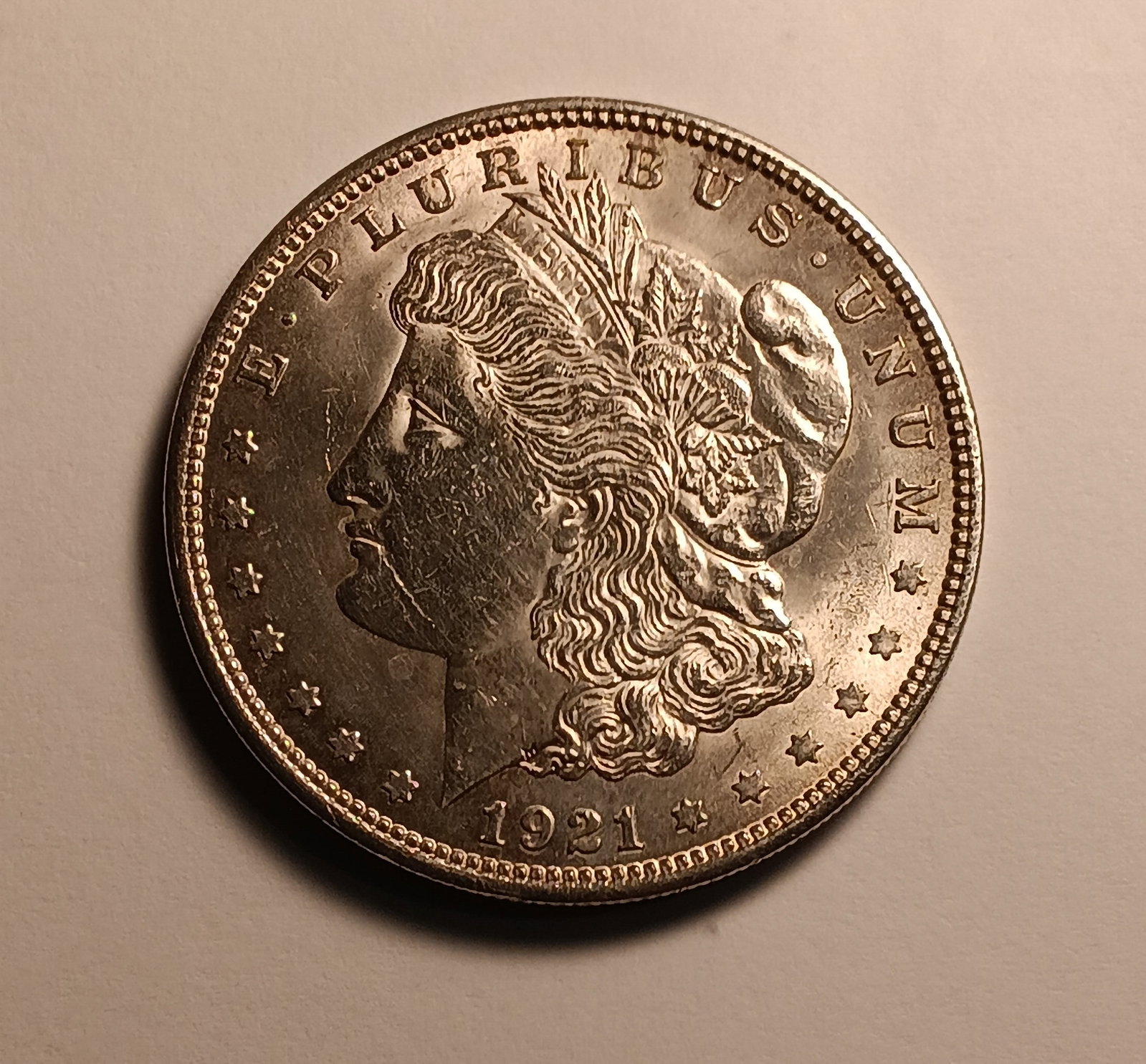 1921 Morgan Silver Dollar (1 of 5)
