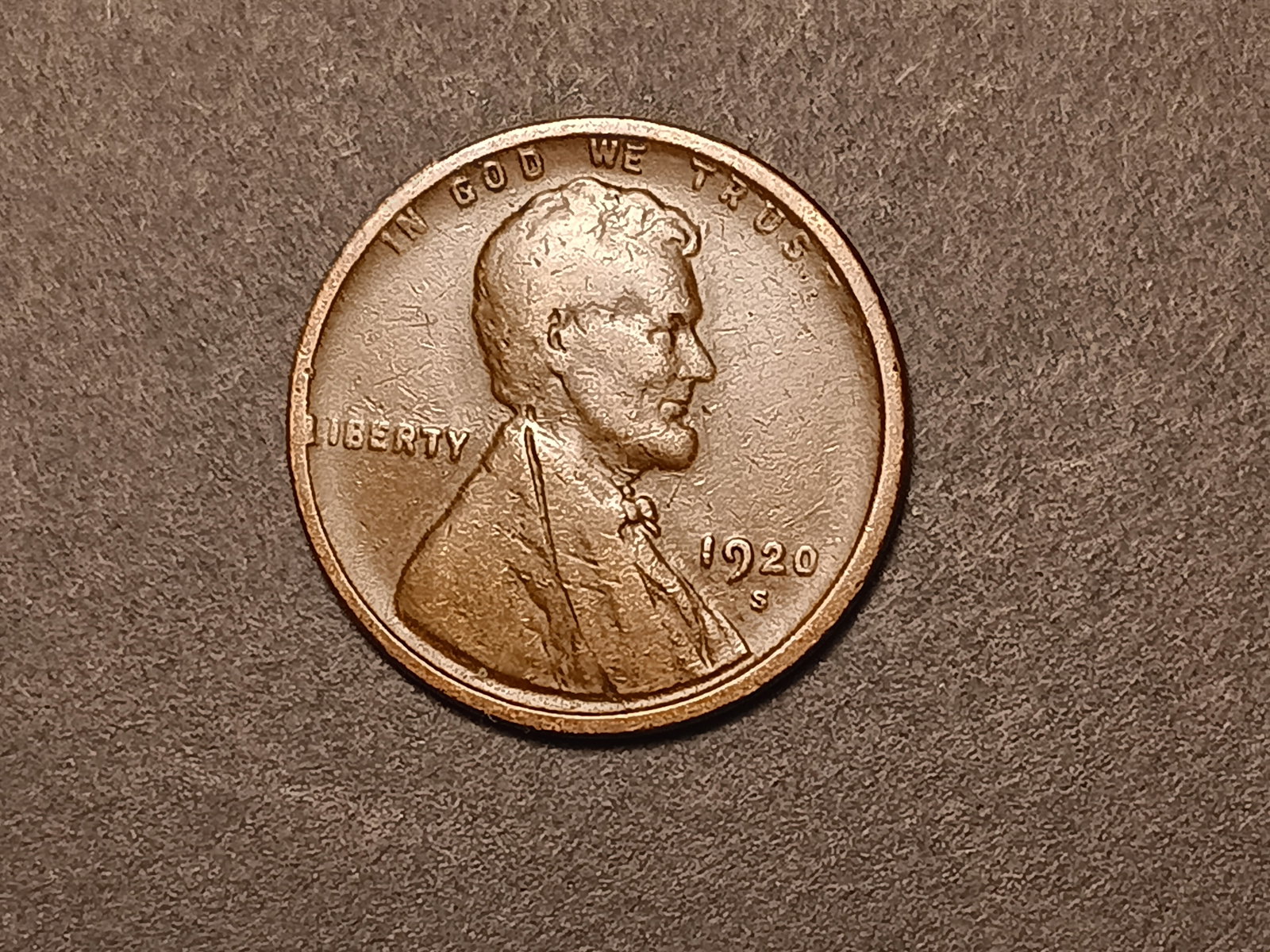 1920 S Lincoln Copper Penny One Cent Error? (1 of 2)