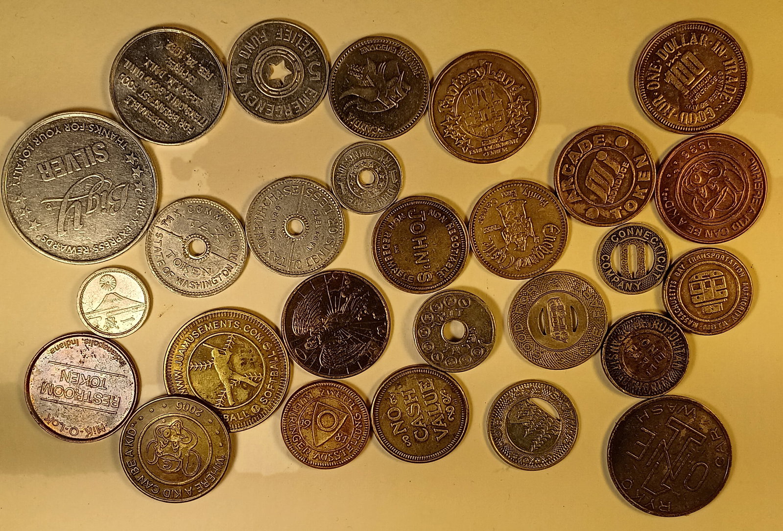 Vintage Lot of Tokens Exonumia (1 of 7)