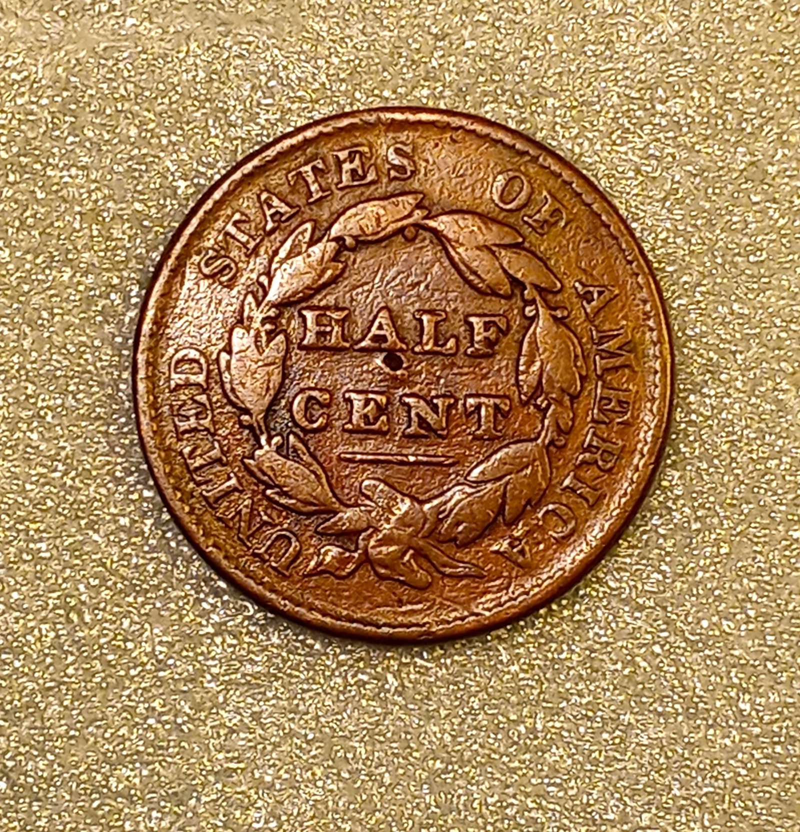 1829 American Classic Head Half Cent - 2