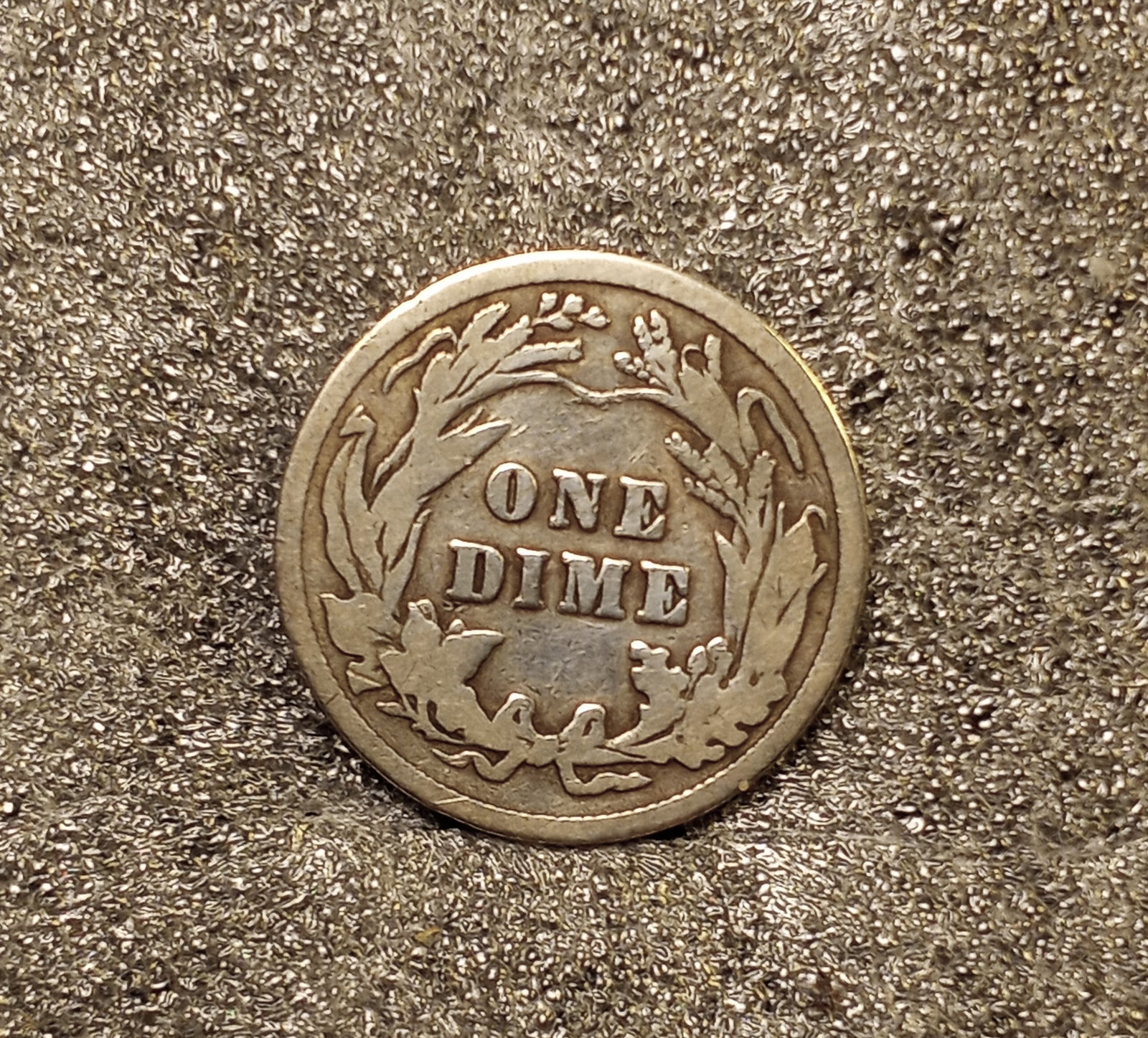 1909 Barber Silver Dime - 2