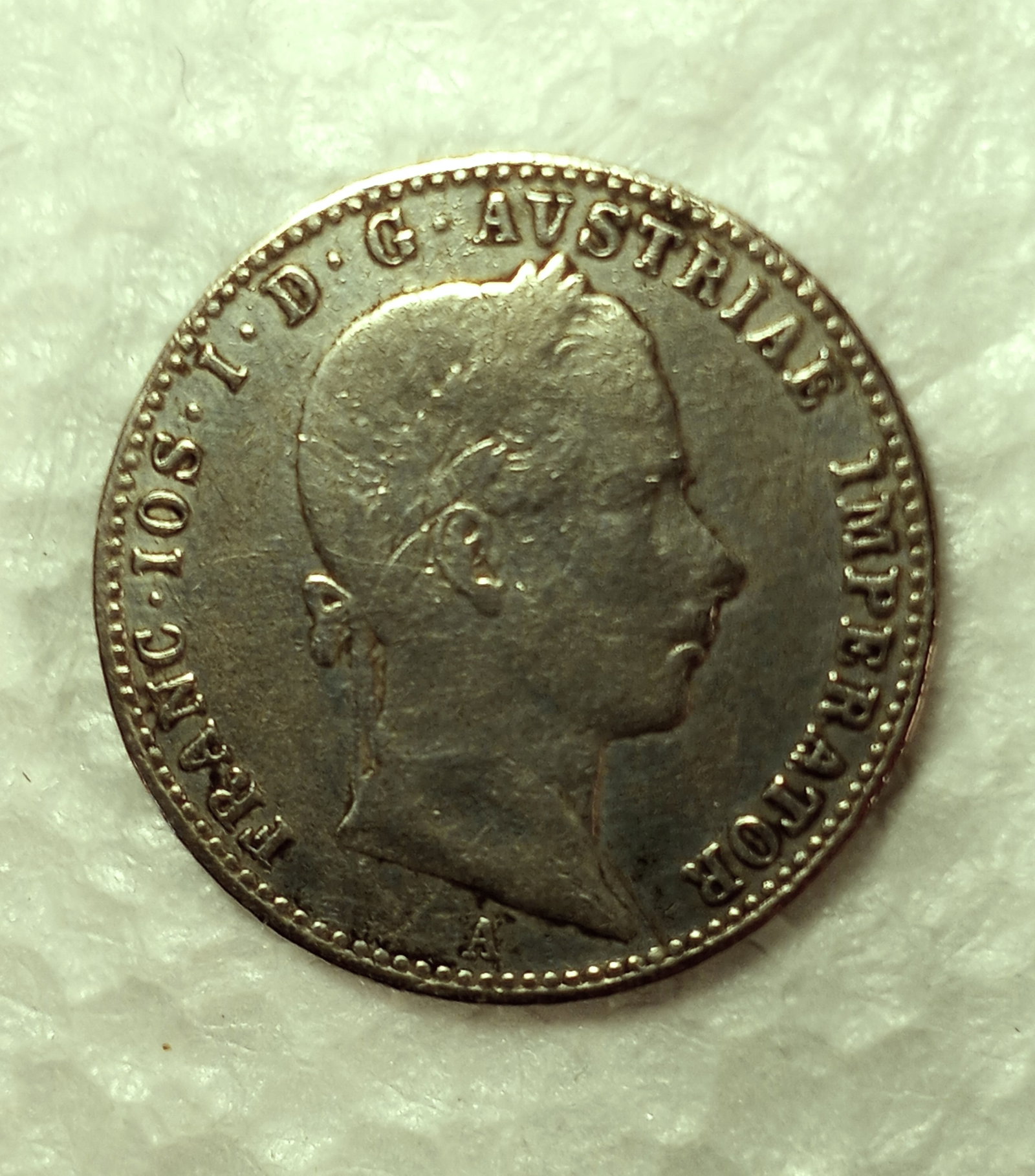 Austrian 1858 1/4 Florin Silver (1 of 2)