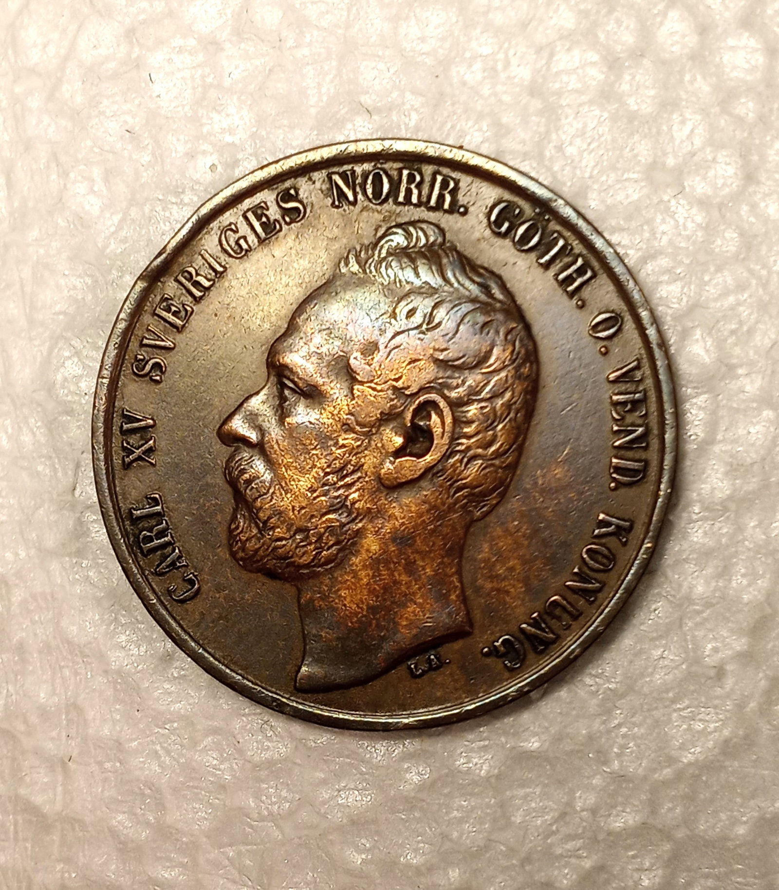 1864 Sweden Five Ore Coin (1 of 2)