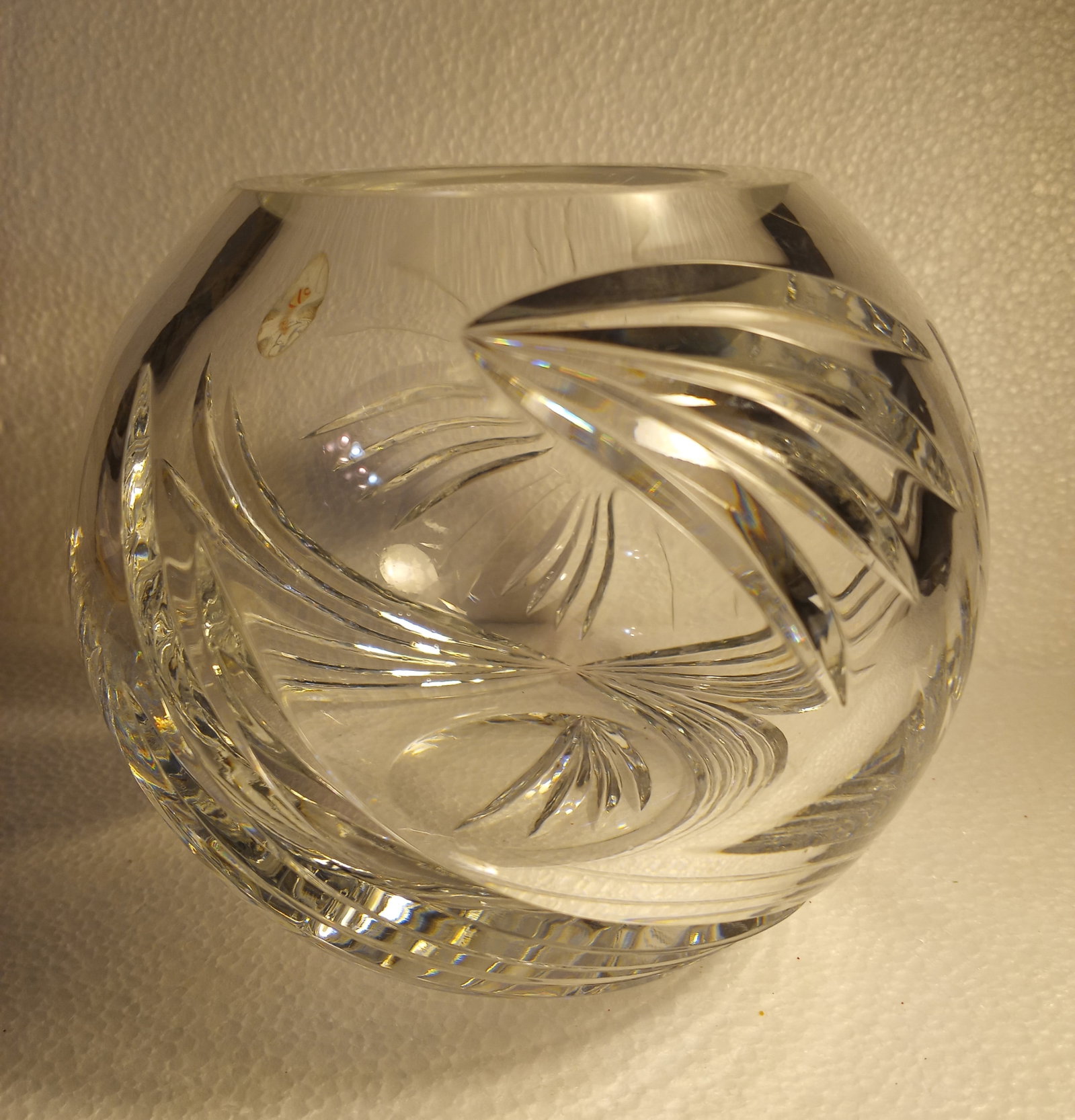 Mid-Century Dresden Cut Crystal Vase (1 of 9)