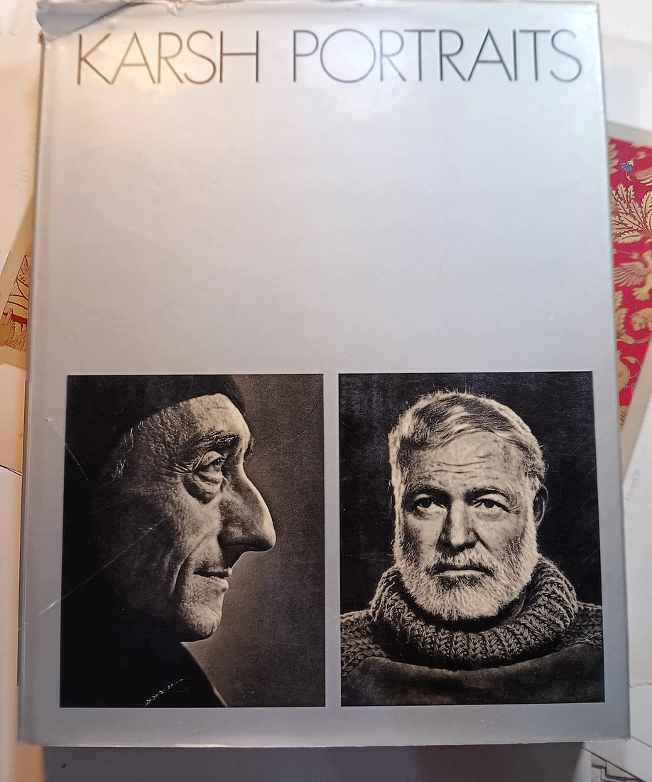 Karsh Portraits Jousuf Karsh Armenian / Canadian photographer 1908-2002: Many plates plus bigraphies.. 359 pages.