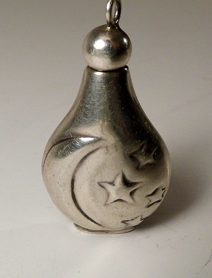 Taxco Sterling Silver Mini Perfume NecklacePendant (1 of 4)