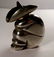 Mexican Sterling Silver Garnet Mini Perfume Bottle