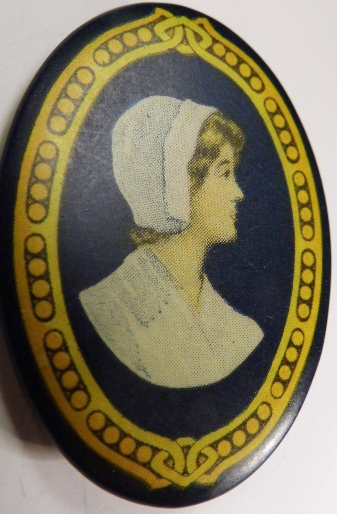 Antique Nurse Portrait Pin? (1 of 4)