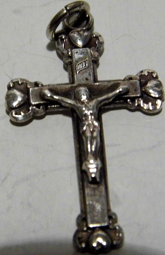 Fine INRI Sterling Silver Cross Crucifix (1 of 4)