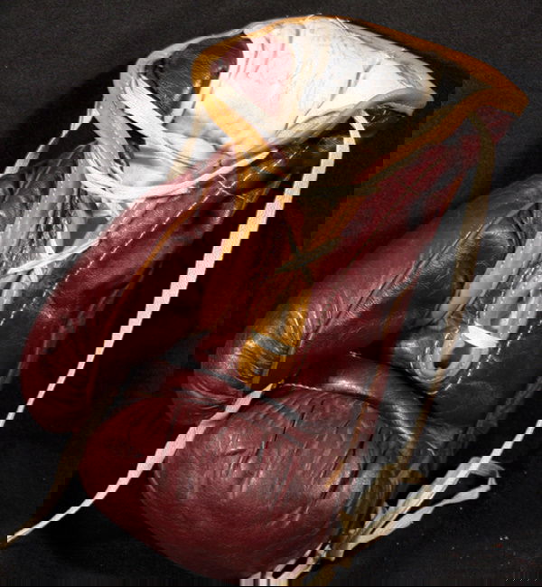 174 Rocky Marciano Signed Boxing Gloves LOA