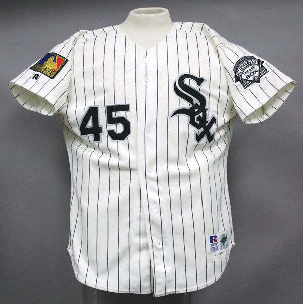 mj white sox jersey