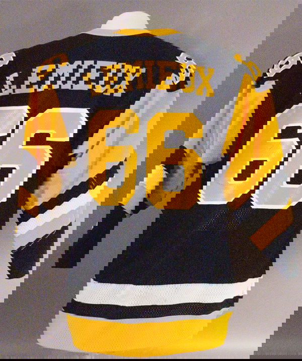 mario lemieux game worn jersey