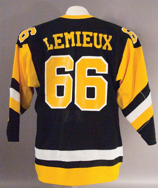 mario lemieux game worn jersey