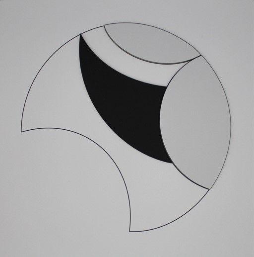 Gottfried HONEGGER (1917 - 2016): Gottfried HONEGGER (1917 - 2016) Untitled Screenprint on aluminum, numbered /50 and signed on a sticker on reverse 60 x 60 cm - 23.6 x 23.6 in