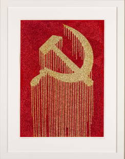 ZEVS (French, born in 1977): ZEVS (FranÃ§ais, ne en 1977)LIQUIDATED HAMMER & SICKLE, 2011Screenprint on paper1/2 AP70 x 50 cm - 27,5 x 19,6 in.