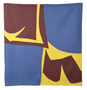 Richard MORTENSEN (1910-1993): Richard MORTENSEN (1910-1993) CORDOUE, 1963Tapisserie d’Aubusson en couleur au dos titrée avec mention par Tabard Frères et sœurs à Aubusson pour les éditions Denise René et