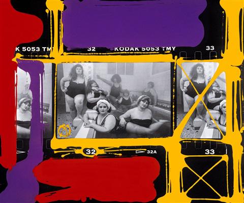 WILLIAM KLEIN (American, born 1928): WILLIAM KLEIN (American, born 1928) Club Allegro Fortissimo, Paris, 1990-2001, 2019 C-print Signed, titled and dated on the back in black ink Edition of 6 65 x 78 cm