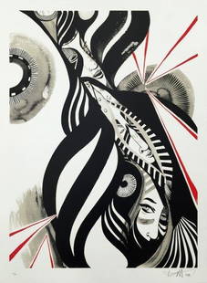 LUCY MCLAUCHLAN (Britannique, née en 1978) From Every: LUCY MCLAUCHLAN (Britannique, née en 1978) From Every Angle, 2010 Sérigraphie en couleurs sur papier signé et numéroté 110/110. Edition BLK/MRKT Screenprint printed in colours signed and numbered