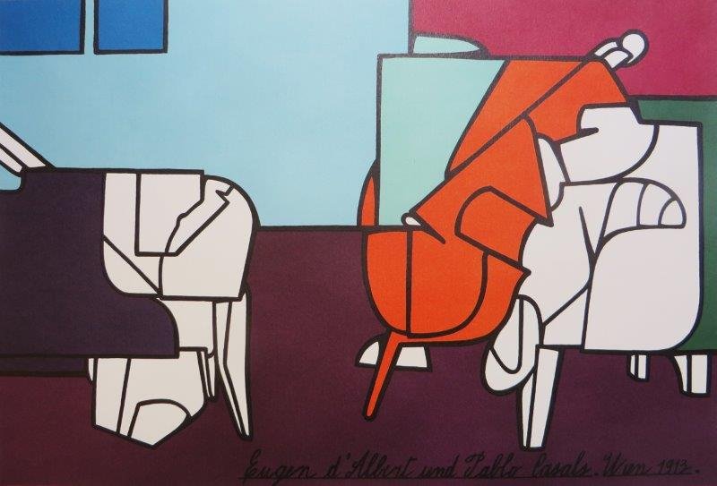 ADAMI Valerio ( Italien,  né en 1935) Eugen d`Albert (1 of 1)