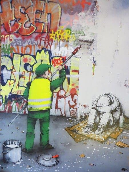 DRAN (DA MENTAL VAPORZ) (Français, né en 1980) SDF (1 of 1)