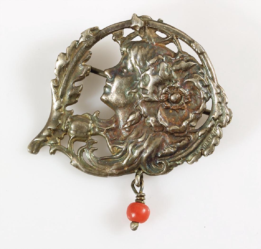 Brosche im "JUGENDSTIL", Silber 925/000, (1 of 1)