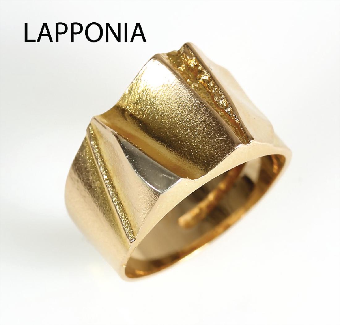 Ring "LAPPONIA" 1970/80er Jahre, GG/WG (1 of 2)