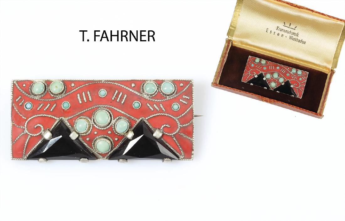 Brosche, "TEODOR FAHRNER" (Gustav Braendle), (1 of 1)