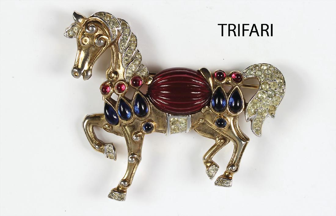 "ZIRKUS-PFERD", dekorative Brosche von " (1 of 1)