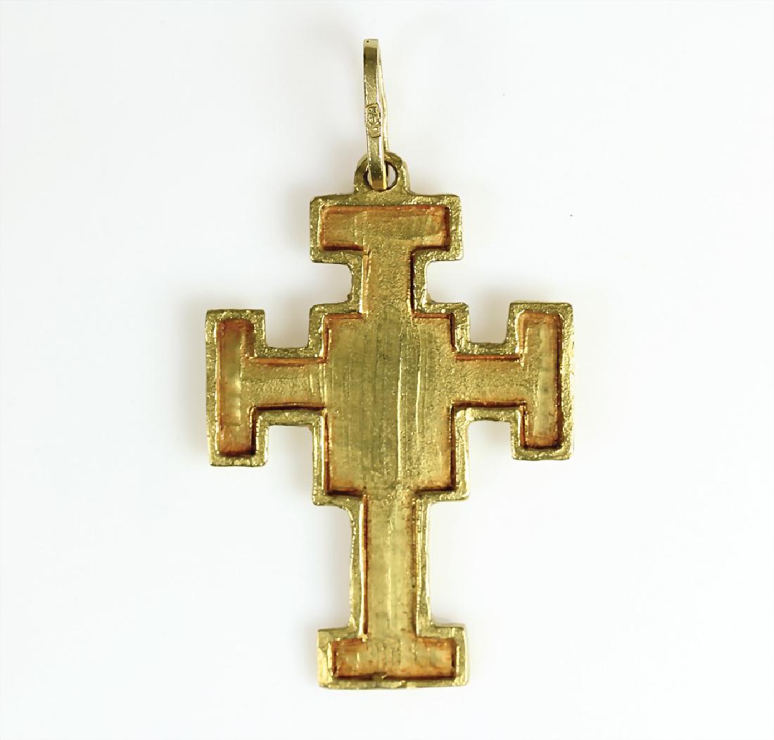 Anhänger "KREUZ", GG 750/000, ca. 60,7 x 33,8 mm, total (1 of 2)