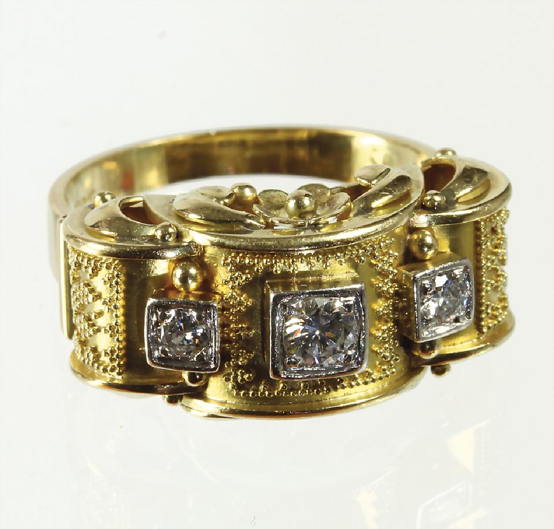 Ring 1930er Jahre (Italien ?), Gelbgold 585/000, 3 (1 of 3)