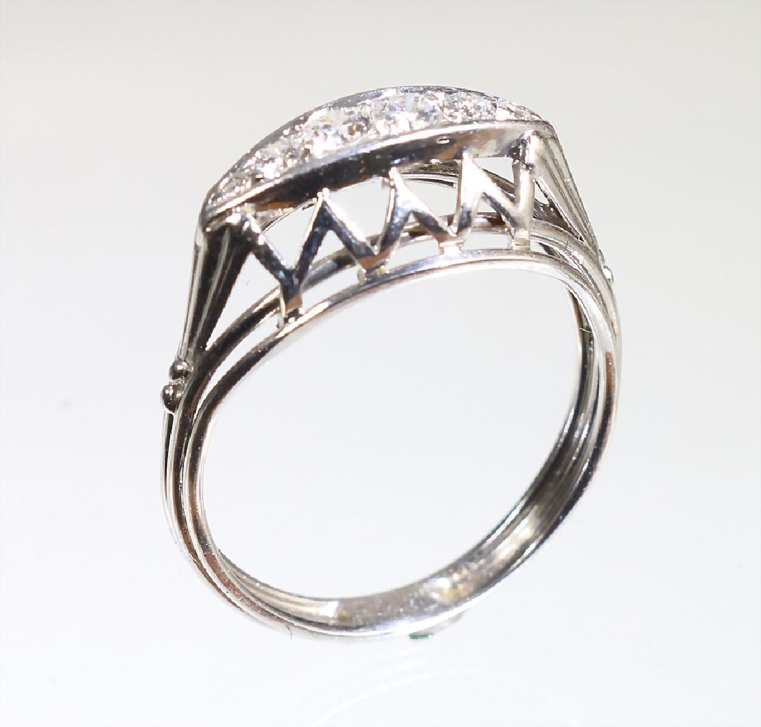 Ring, WG 585/000, 4 Brillanten ca. 0,25 ct tw-vsi/si, 2 (1 of 1)